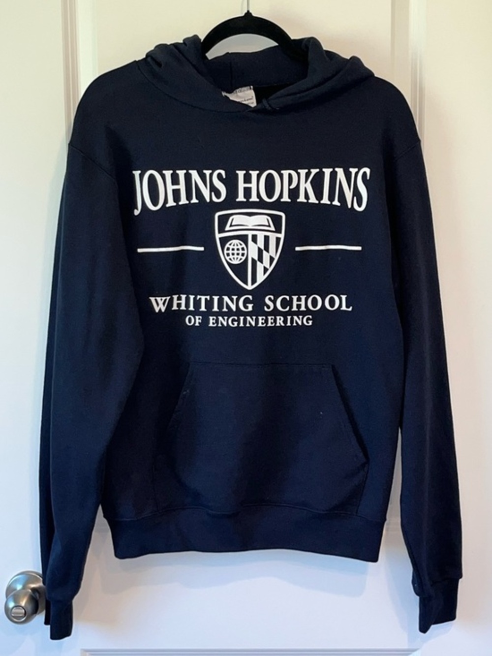 Champion John Hopkins University Hoodie Sweatshirt College School Of Engineering